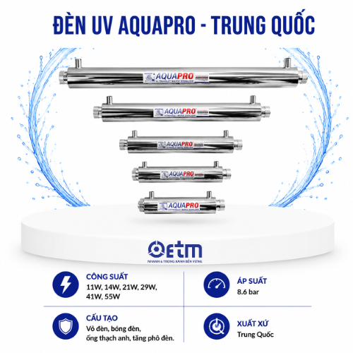 Đèn UV Aquapro - Trung Quốc